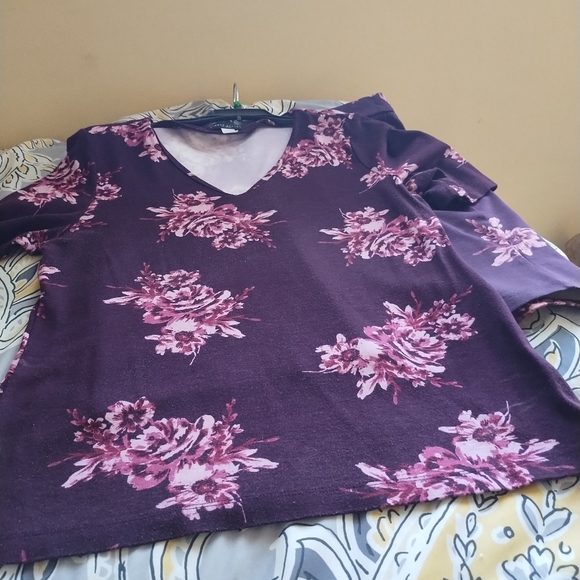 Skirt and Blouse set Wine and Pink by Simply Styled by Sears - Picture 7 of 7